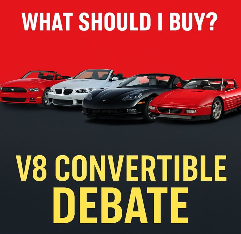 Open Air Motoring with V8 Convertibles