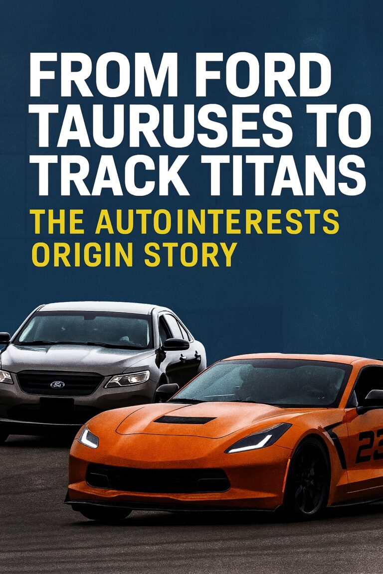From Ford Tauruses to Track Titans: The AutoInterests Origin Story