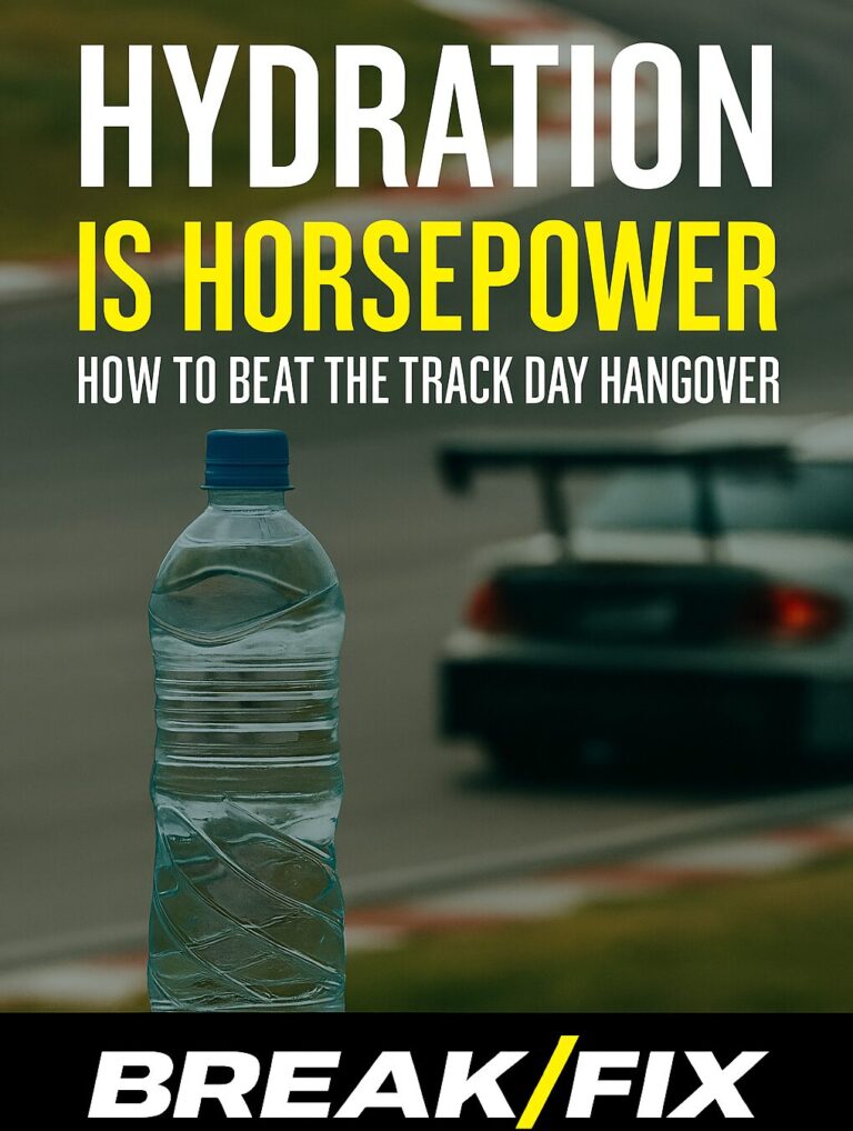 Hydration Is Horsepower: How to Beat the Track Day Hangover