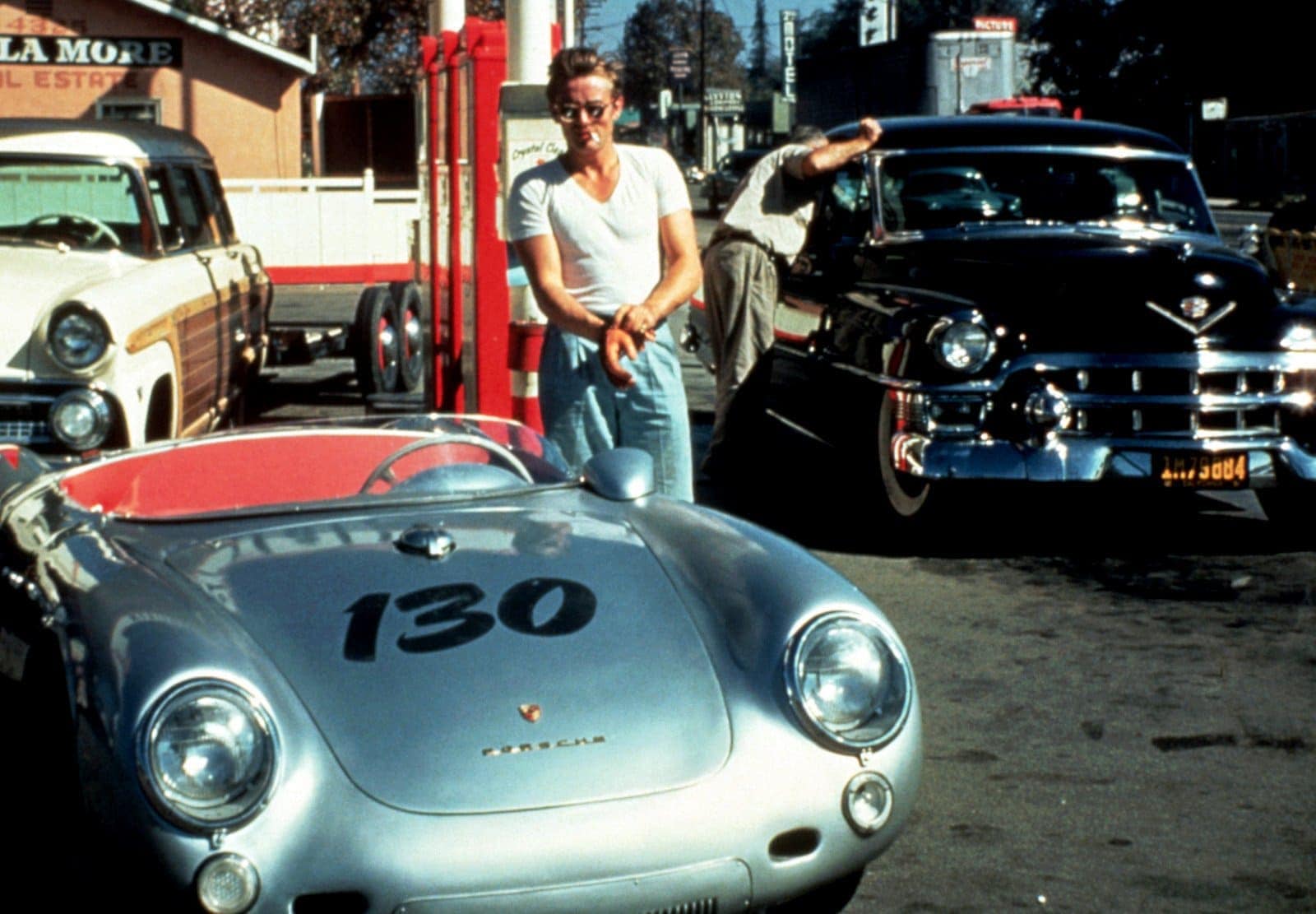 James Dean Porsche 550 Spyder Last Photo Color