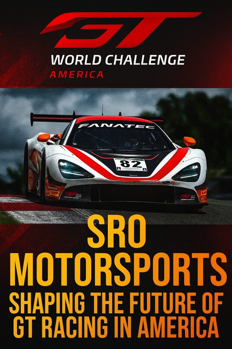 SRO Motorsports: Shaping the Future of GT Racing in America