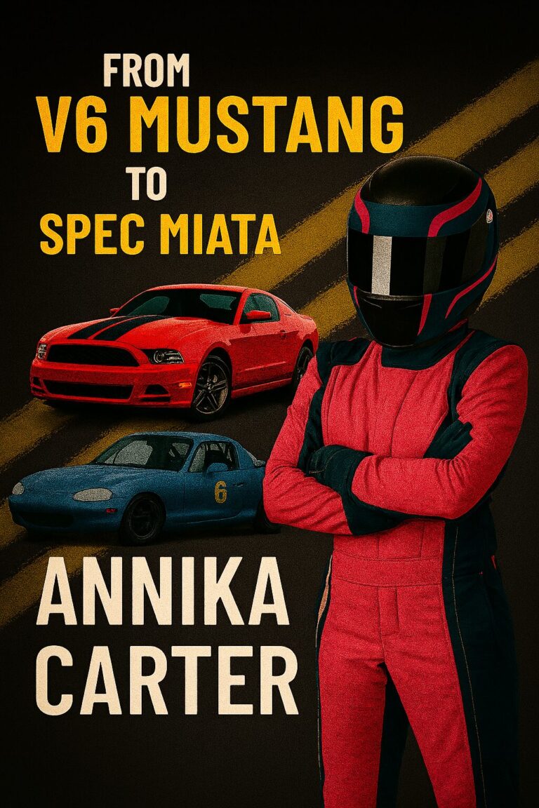 From V6 Mustang to Spec Miata: Annika Carter’s Unconventional Road to Racing
