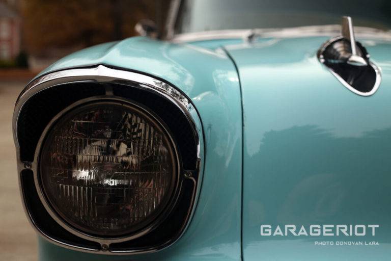 Ralph McFillens Lark Spur Blue 1957 Chevrolet Bel Air Sport Coupe