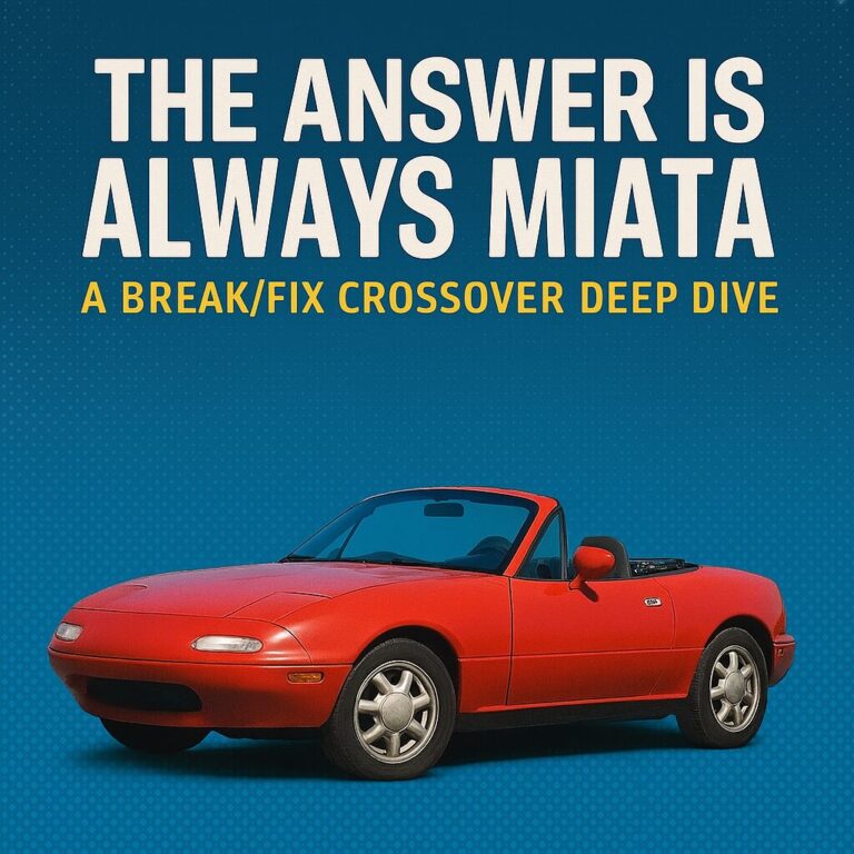 The Answer Is Always Miata: A What Should I Buy? Deep Dive