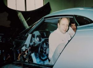 Chrysler employees working on the Viper Defender