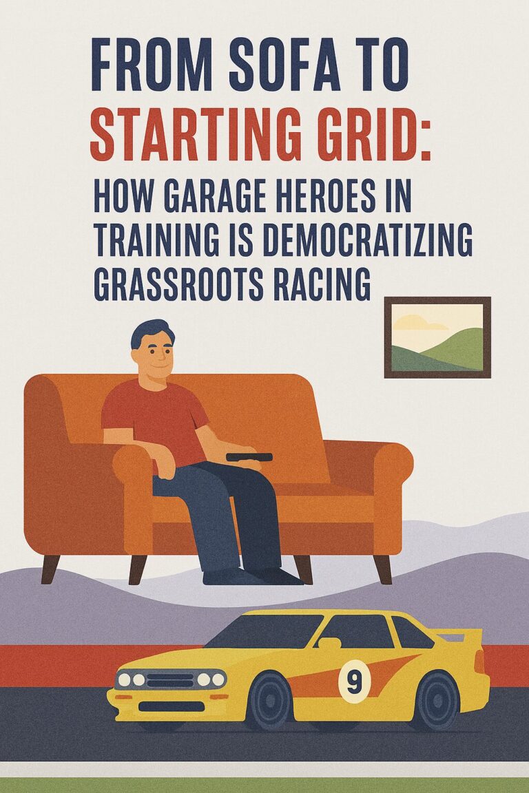 From Sofa to Starting Grid: How Garage Heroes in Training Is Democratizing Grassroots Racing