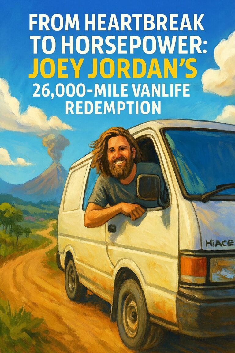 From Heartbreak to Horsepower: Joey Jordan’s 26,000-Mile Vanlife Redemption