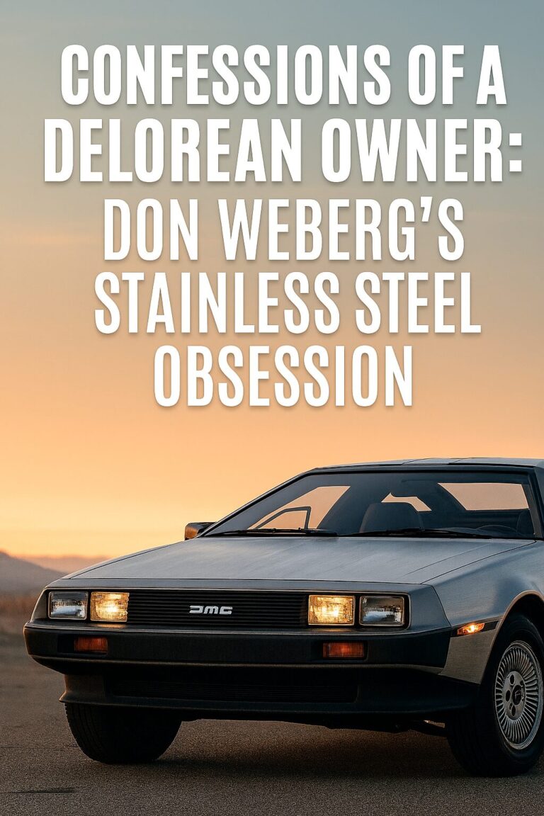 Confessions of a DeLorean Owner: Don Weberg’s Stainless Steel Obsession