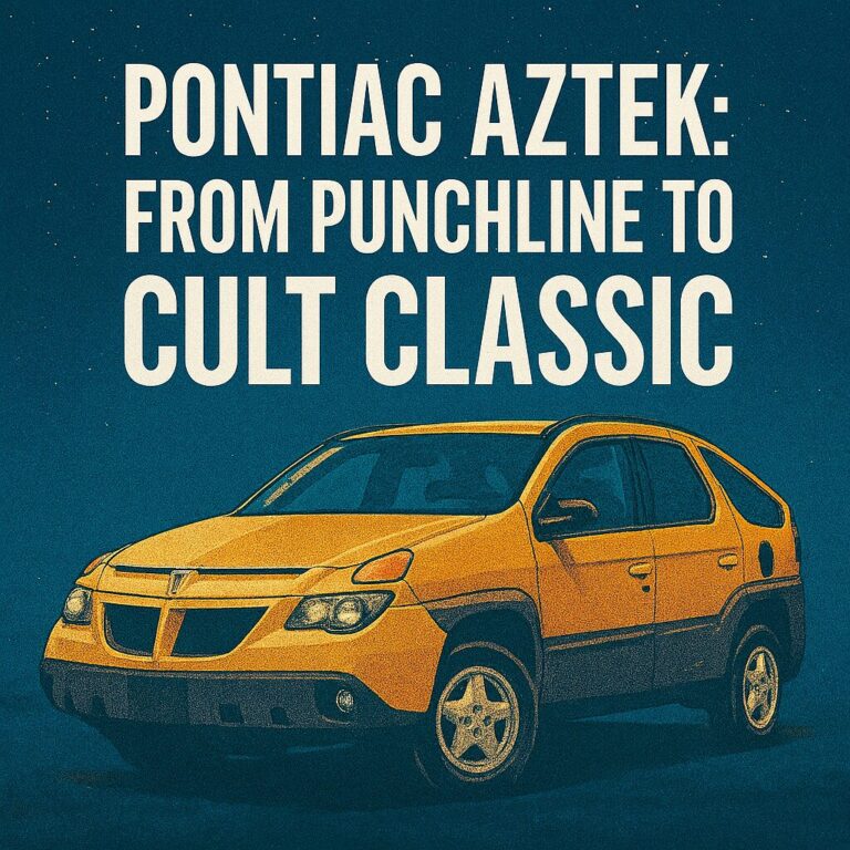 Pontiac Aztek: From Punchline to Cult Classic