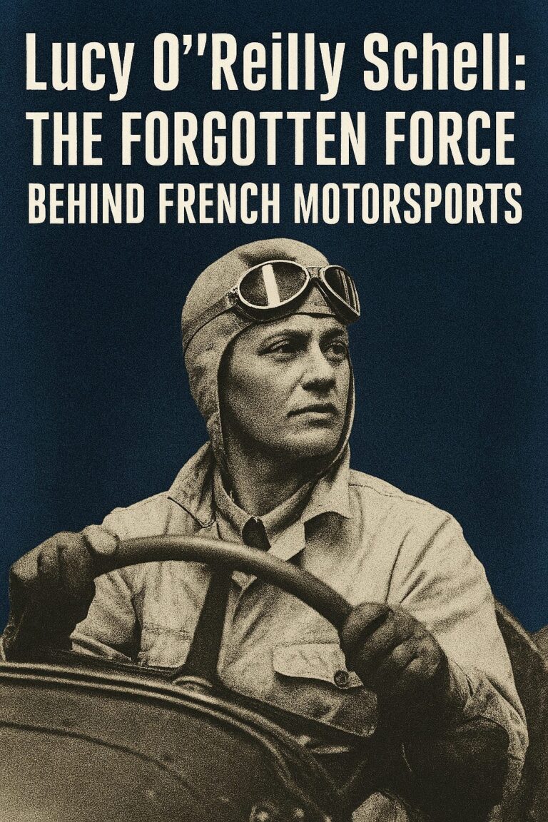 Lucy O’Reilly Schell: The Forgotten Force Behind French Motorsports
