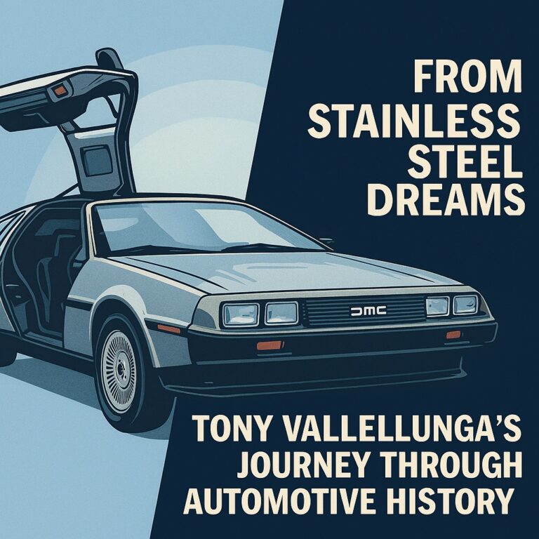 From Stainless Steel Dreams to Detroit Reality: Tony Vallelunga’s Journey Through Automotive History