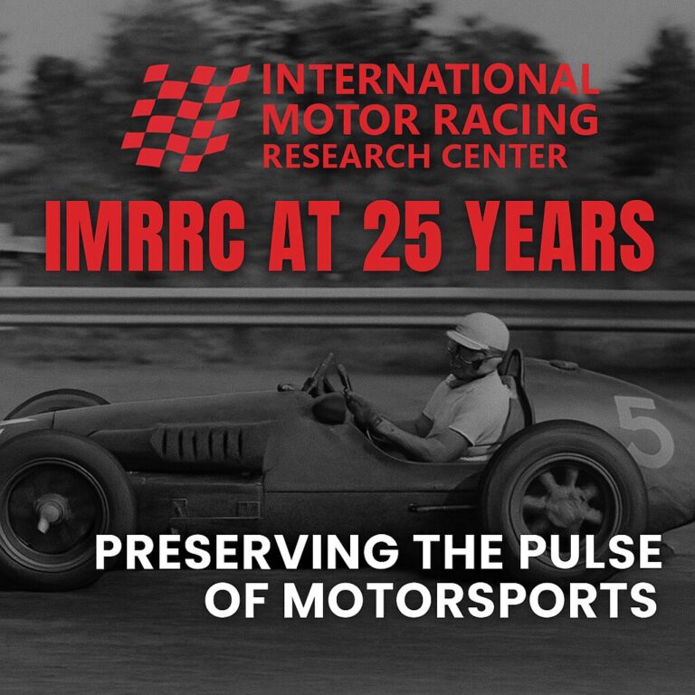 Preserving the Pulse of Motorsports: IMRRC at 25 Years