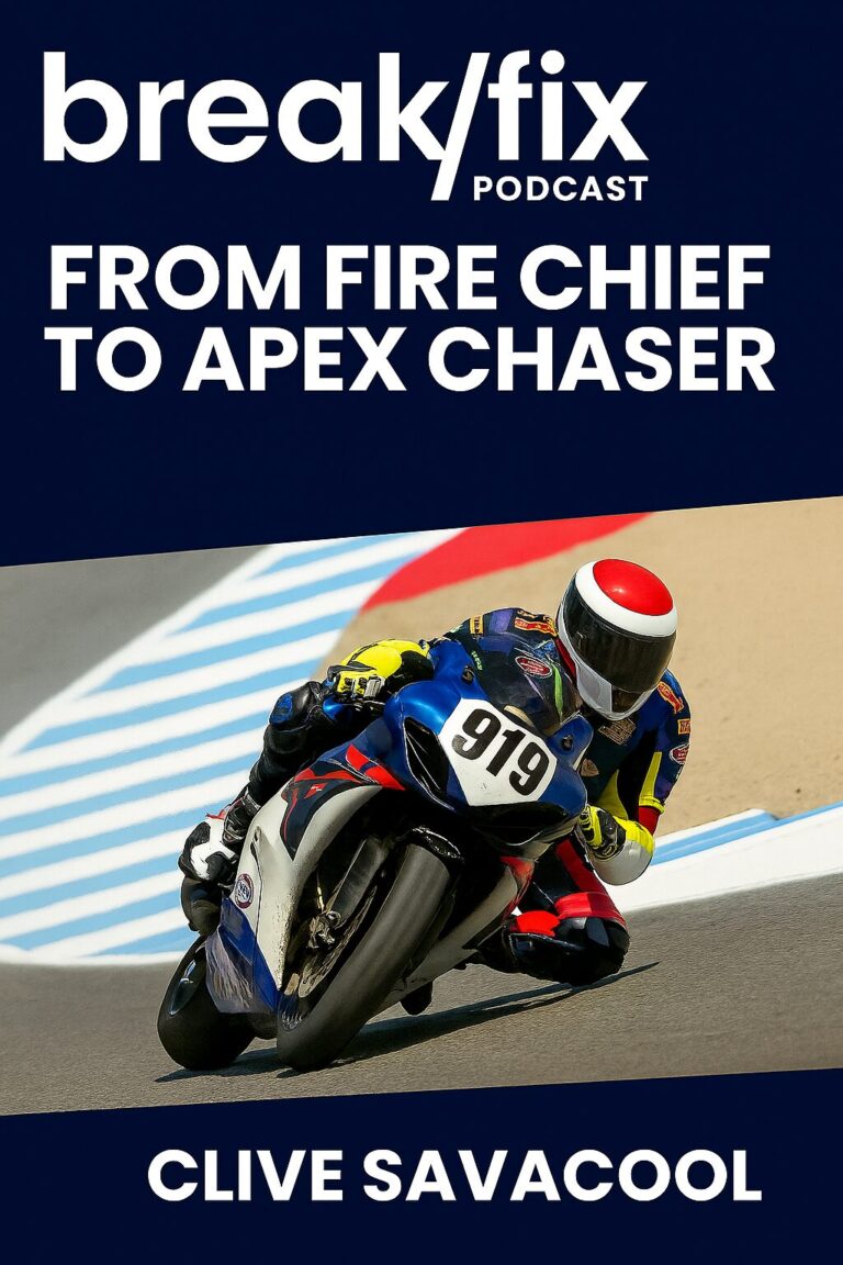 From Fire Chief to Apex Chaser: Clive Savacool’s Journey from Four Wheels to Two