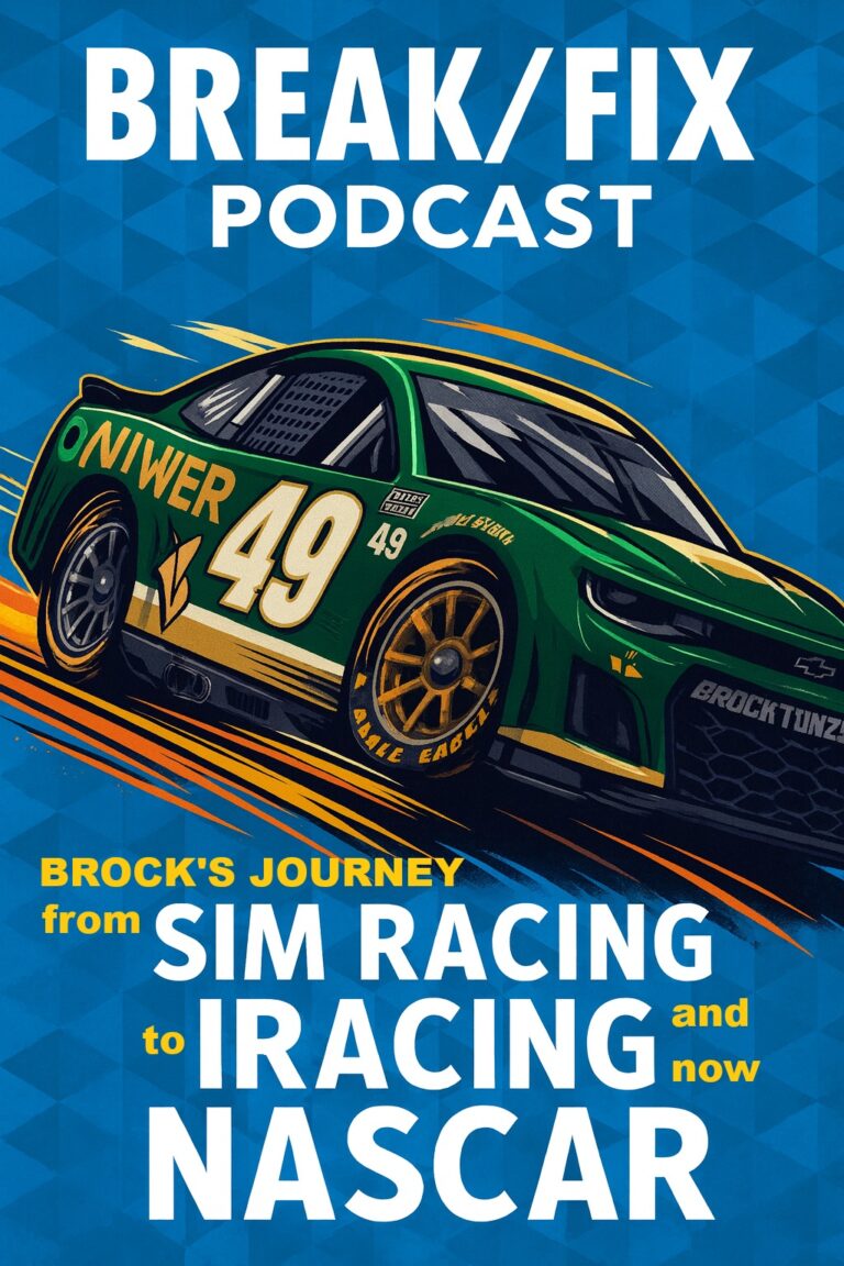 From Mud Holes to Motorsports: Brockton Packard’s Journey Through Racing, iRacing, and Everything In Between