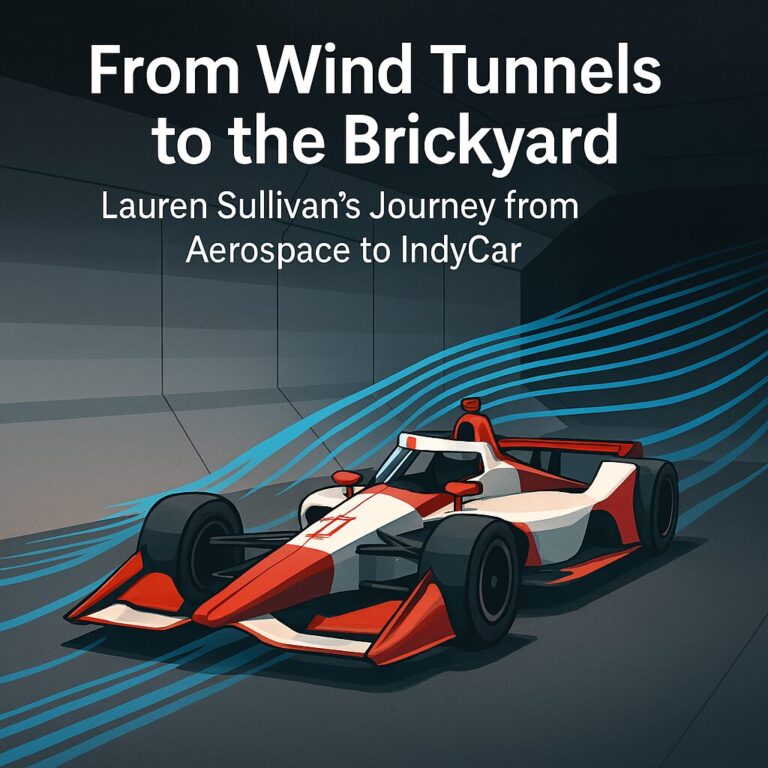 From Wind Tunnels to the Brickyard: Lauren Sullivan’s Journey from Aerospace to IndyCar