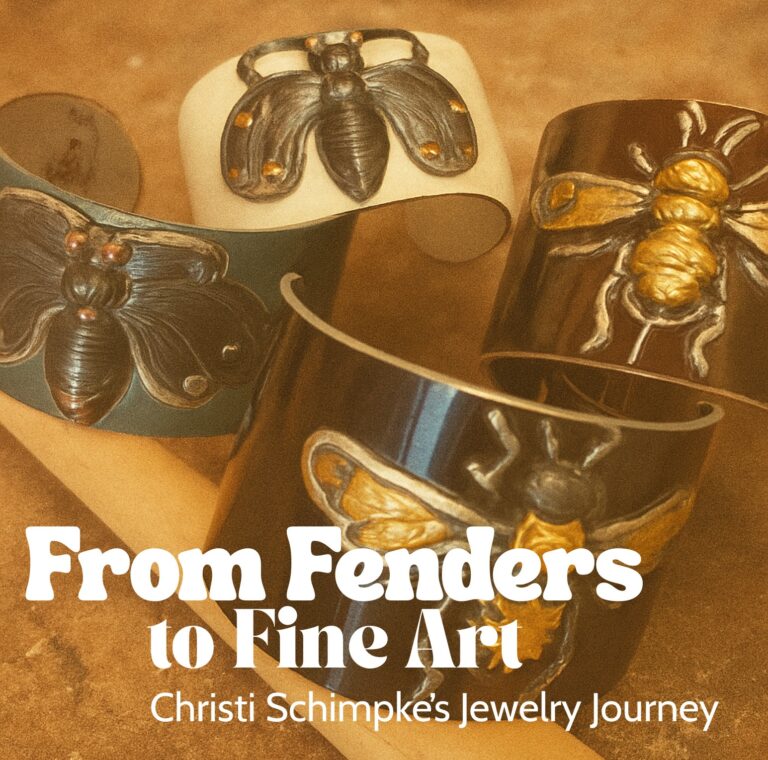 From Fenders to Fine Art: Christi Schimpke’s Jewelry Journey