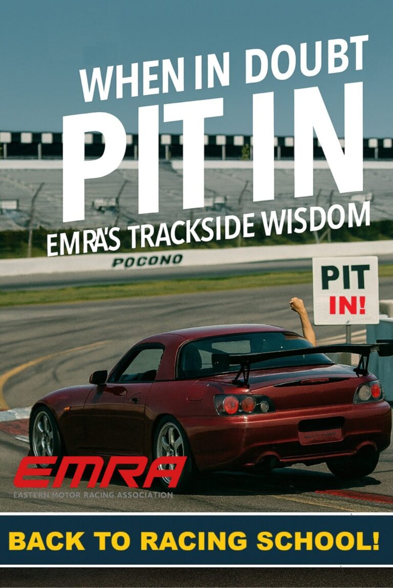 When in Doubt, Pit In: We go back to Racing School with EMRA!