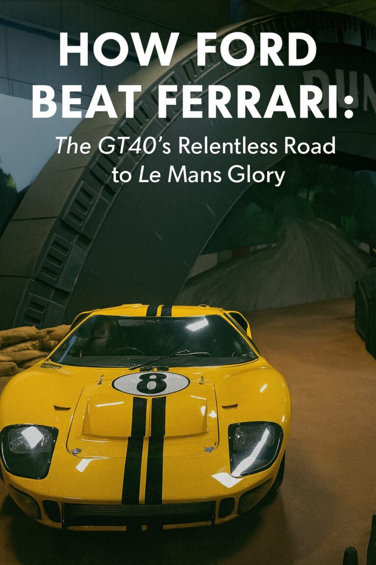 The Ford GT: Engineering Triumph & Racing Legacy