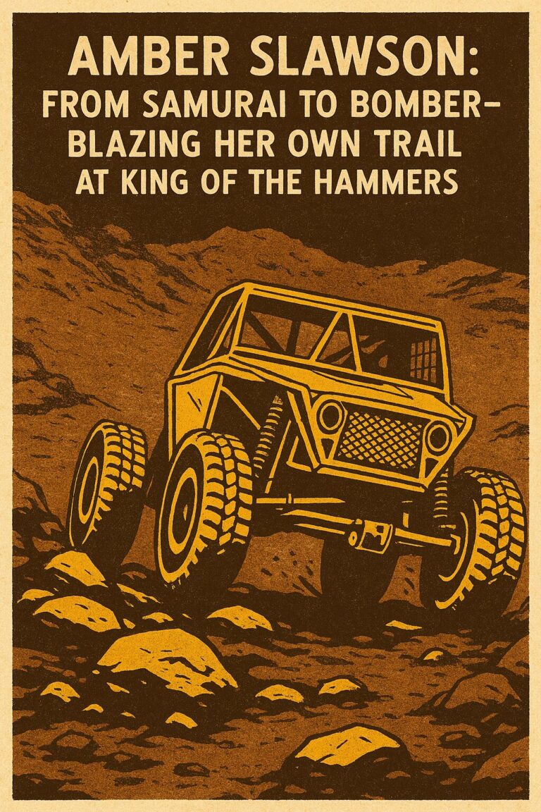 Amber Slawson: From Samurai to Bomber—Blazing Her Own Trail at King of the Hammers