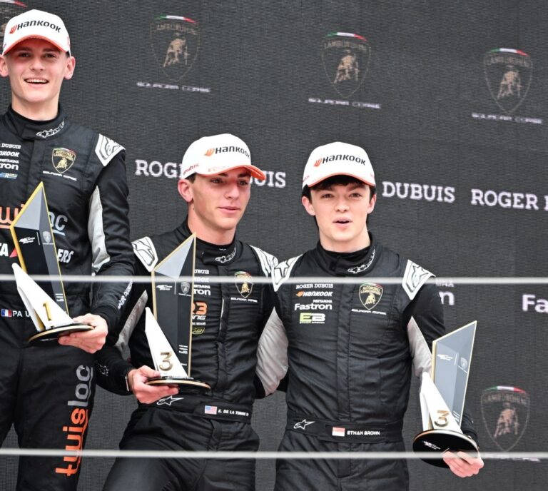 Leipert Motorsport podium finish in Barcelona!