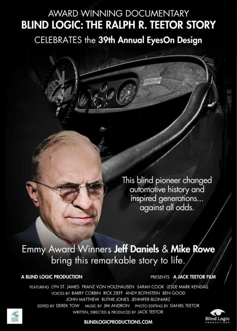 Blind Logic – The Ralph R. Teetor Story Celebrates the “39th Annual EyesOn Design at Ford House”