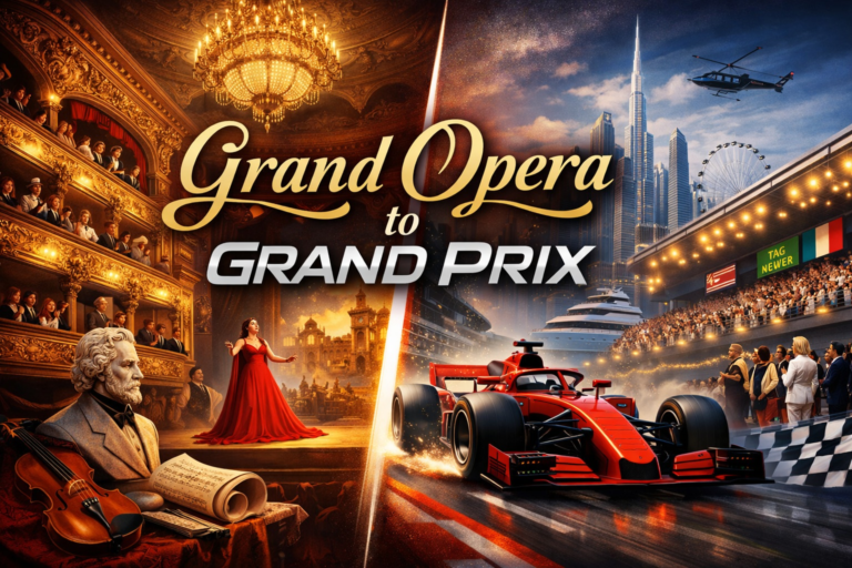 Grand Opera to Grand Prix: How Spectacle Shapes Culture, Identity, and the Future of Motorsports